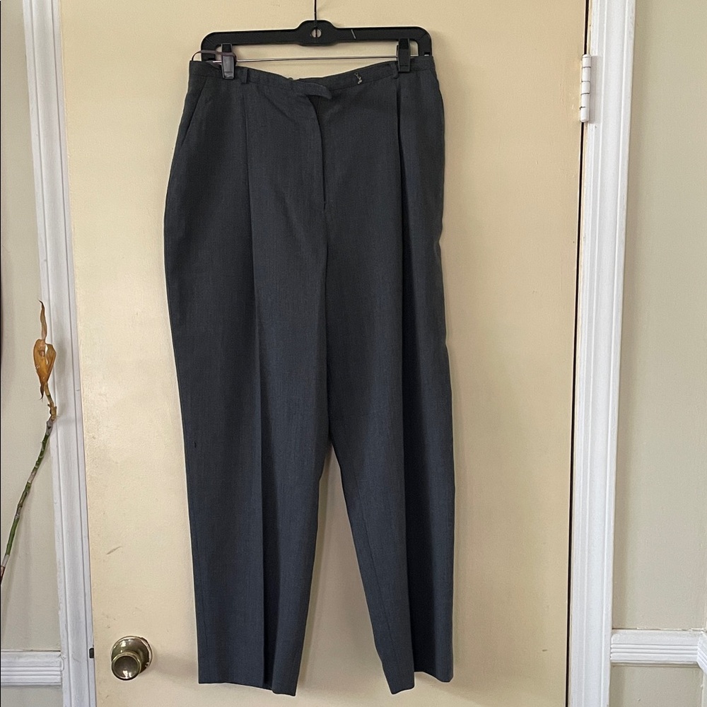 Women’s Classic Tailored Dress Pants Gray